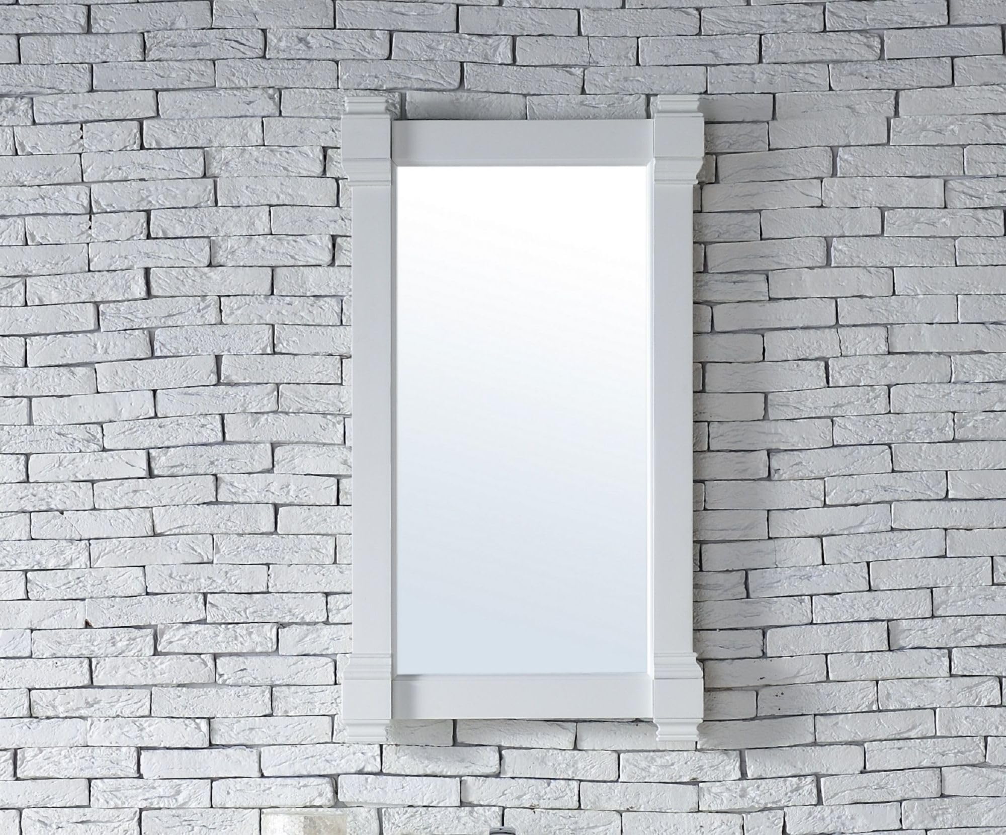 22 Inch Rectangular Wall Mirror in Victory Blue - Perfect for Bathroom, Bedroom, and Entryway Decor