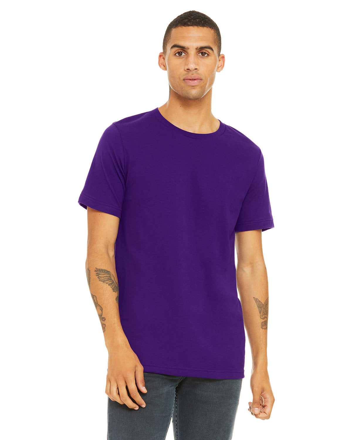 Bella + Canvas 3001C Unisex Jersey Short Sleeve T-Shirt - Soft Cotton Crew Neck Tee for Men & Women | Perfect for Casual Wear, Screen Printing & Everyday Outfits