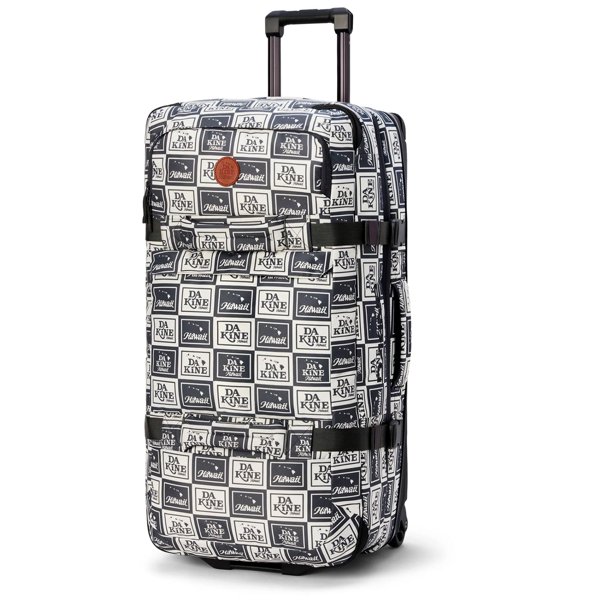 Dakine Split Roller 110L Travel Duffel Bag - Asphalt Checker Design for Airplane, Road Trips & Outdoor Adventures