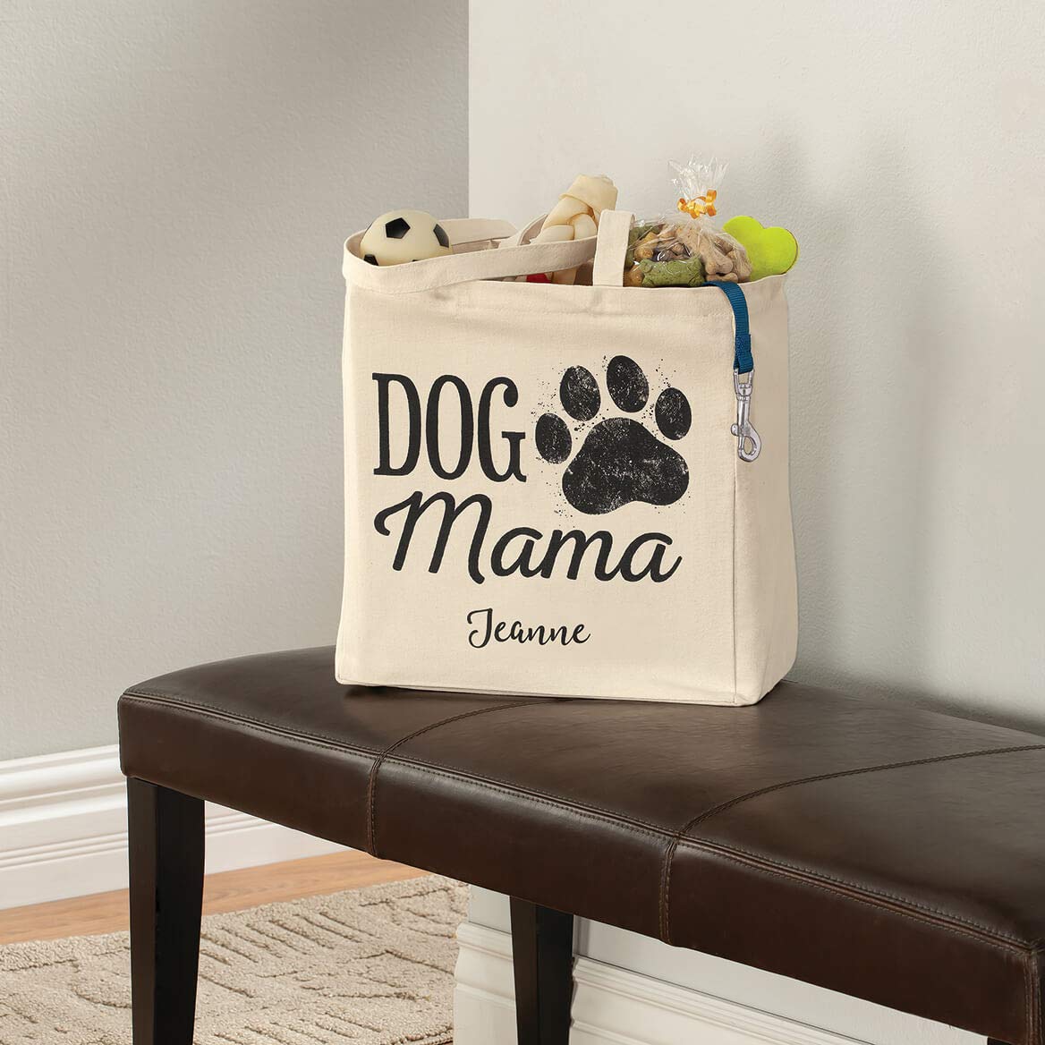 369350 Cute Pet Tote Bag for Dogs & Cats - Durable Canvas Shopping Carrier for Pet Lovers - Perfect for Vet Visits, Grocery Trips & Beach Outings