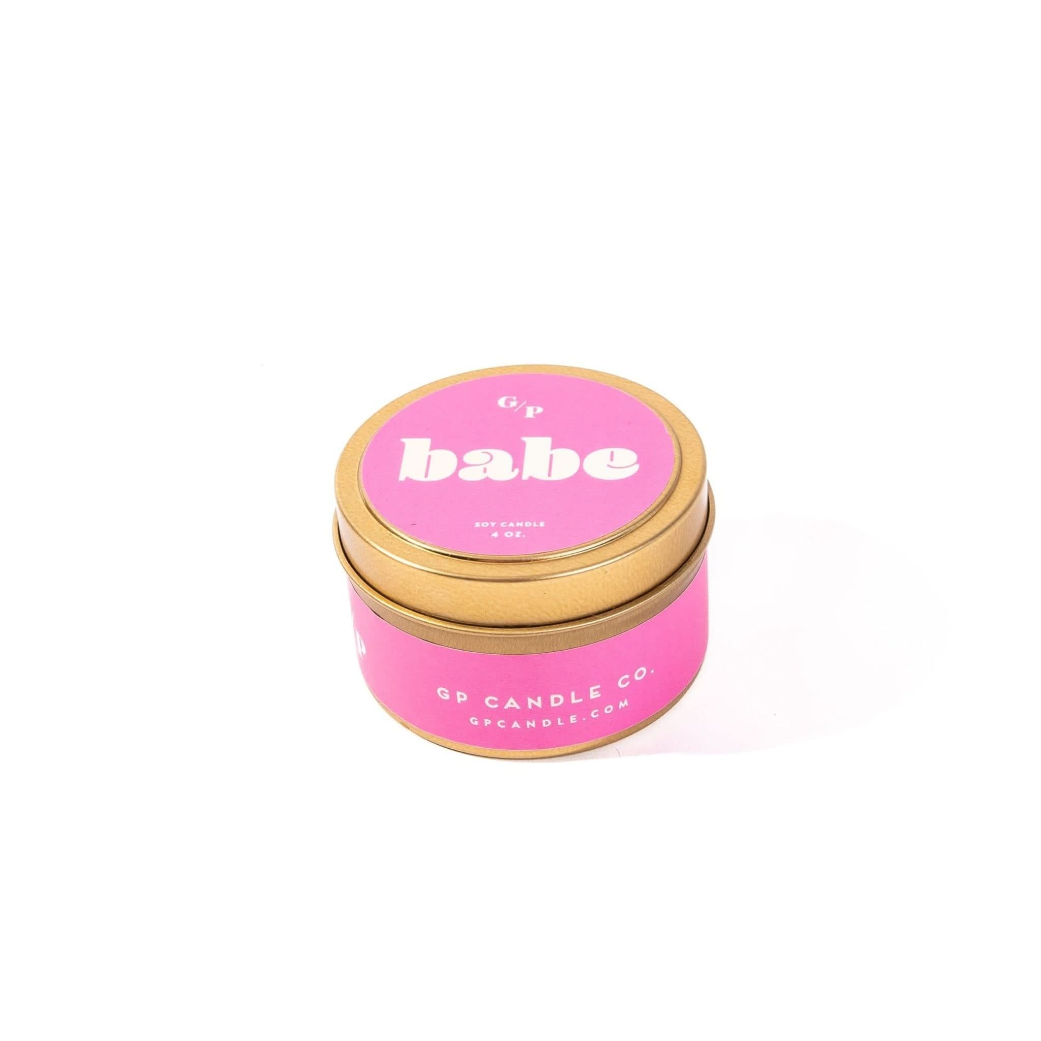 Just Because Babe Scented Candle - Romantic Gift for Her, Birthday Present, Home Decor, Aromatherapy for Relaxation & Stress Relief