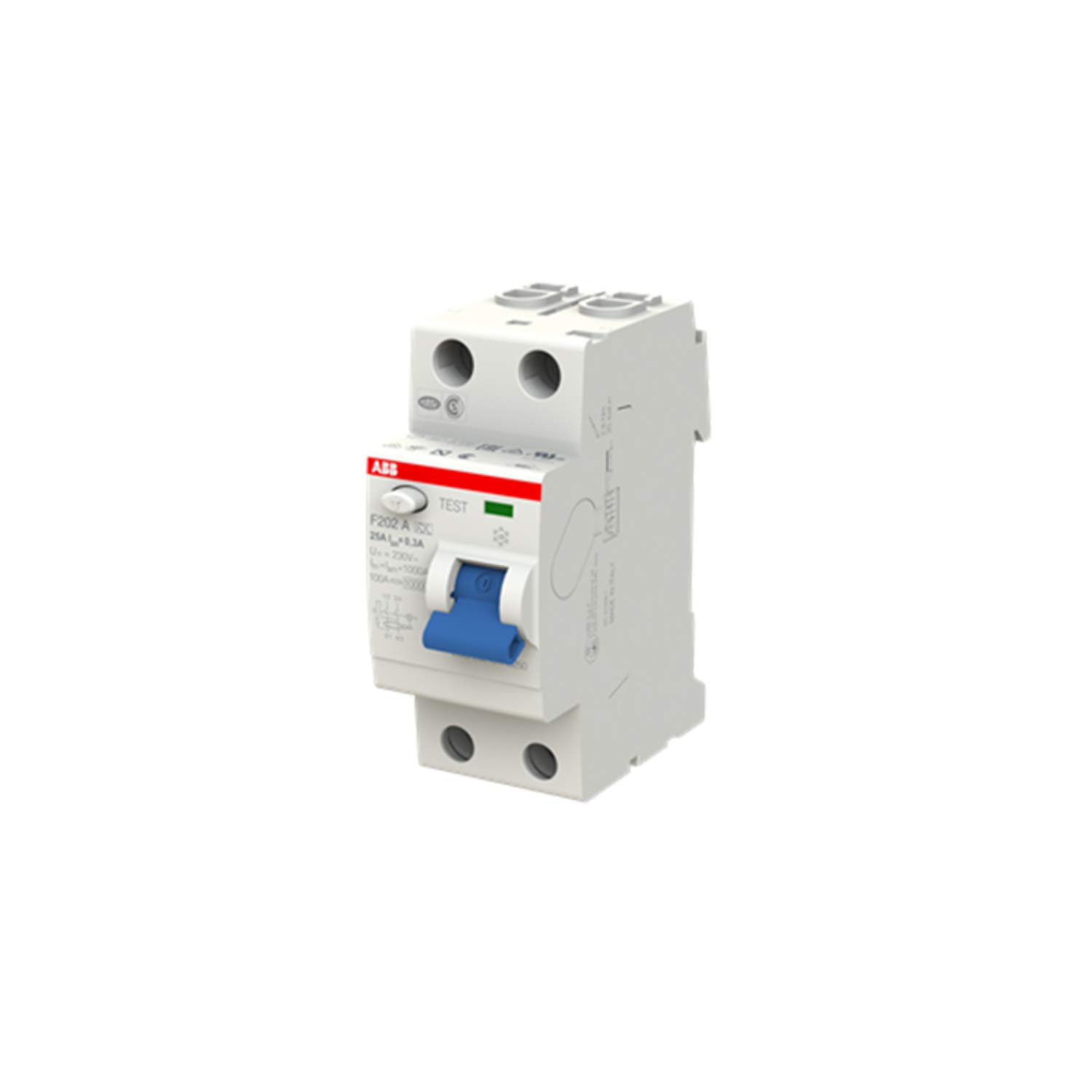 ABB Entrelec F200A - F202A 40A 300mA Differential Circuit Breaker for Industrial and Commercial Electrical Safety Protection