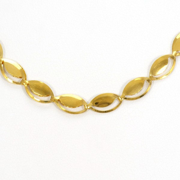 24K Yellow Gold Necklace for Women - Elegant & Durable 18K Gold Plated Chain Jewelry - Perfect for Gifts, Weddings & Special Occasions