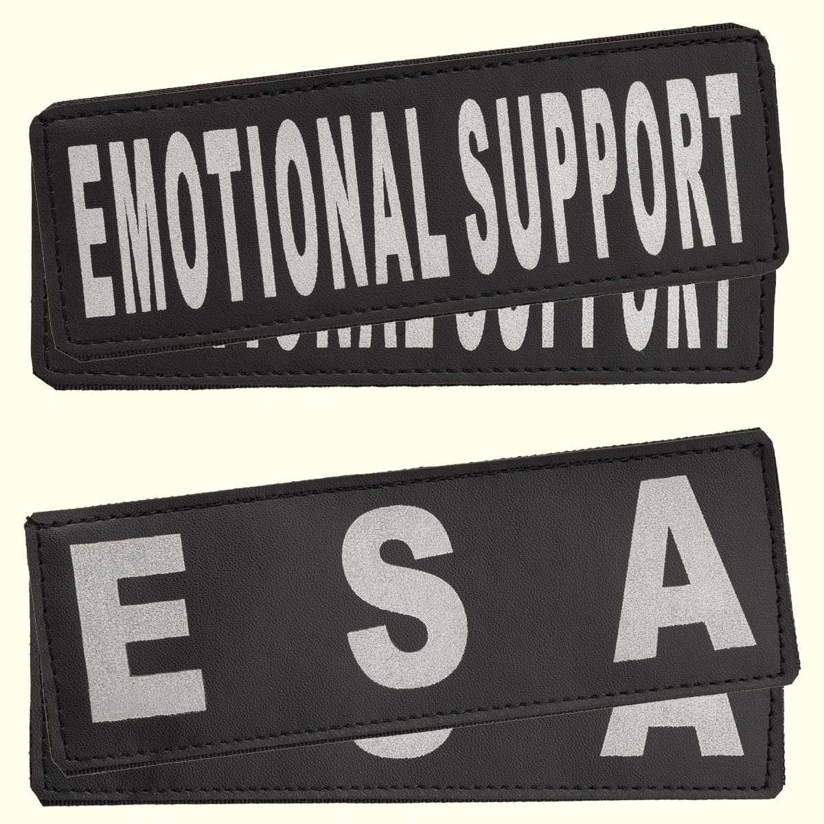 Adjustable Emotional Support Dog Vest Bundle with Harness, Reflective ESA Patches, Leash & ID Card - Service Dog Gear for Anxiety Relief & Public Access