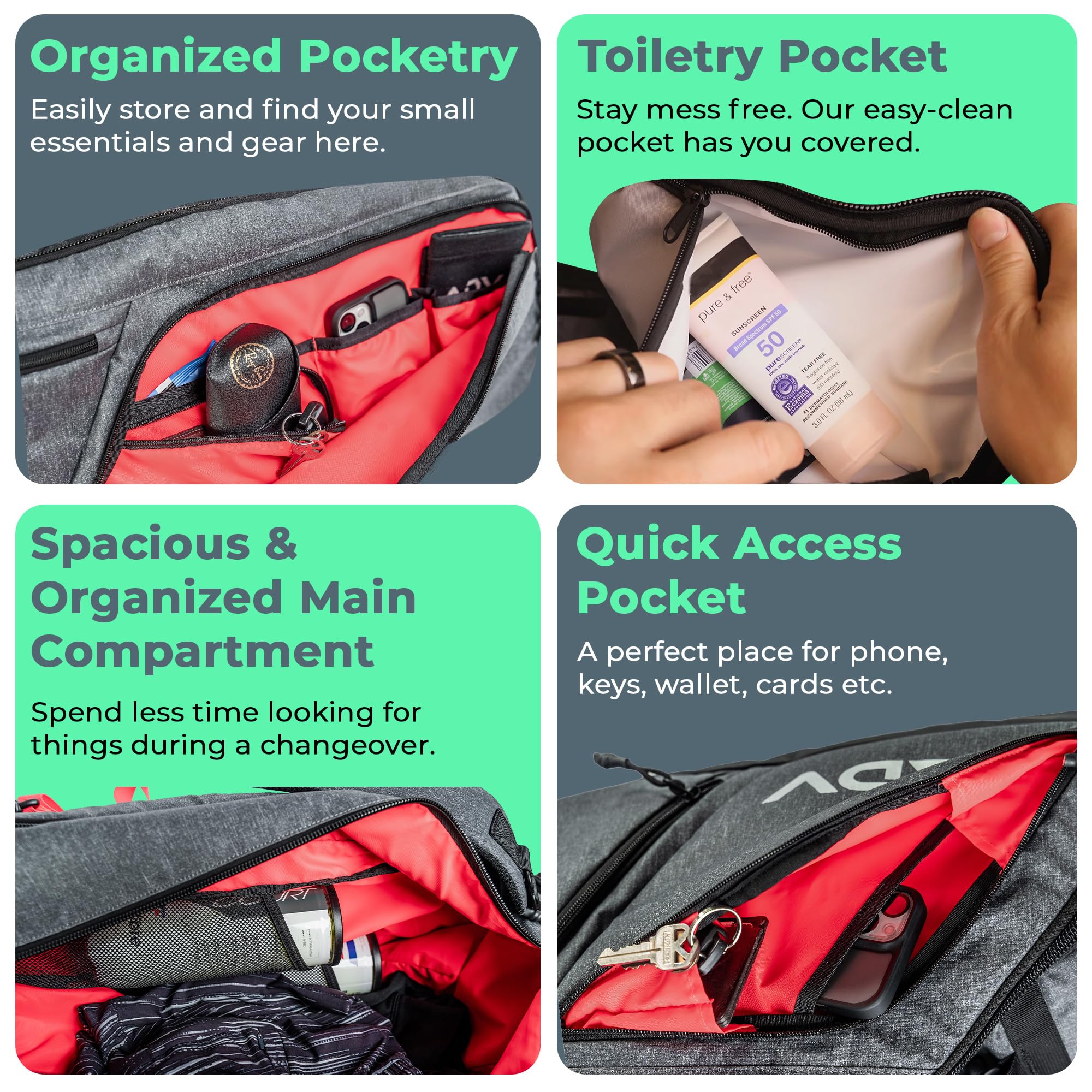 ADV Pro Tennis Bag V3 - Premium Tennis Racquet Backpack with Cooler Pocket, Ventilated Shoe Compartment & Sweat-Proof Storage | Perfect for Men & Women Players | Ideal for Tournaments, Practice & Gym Use