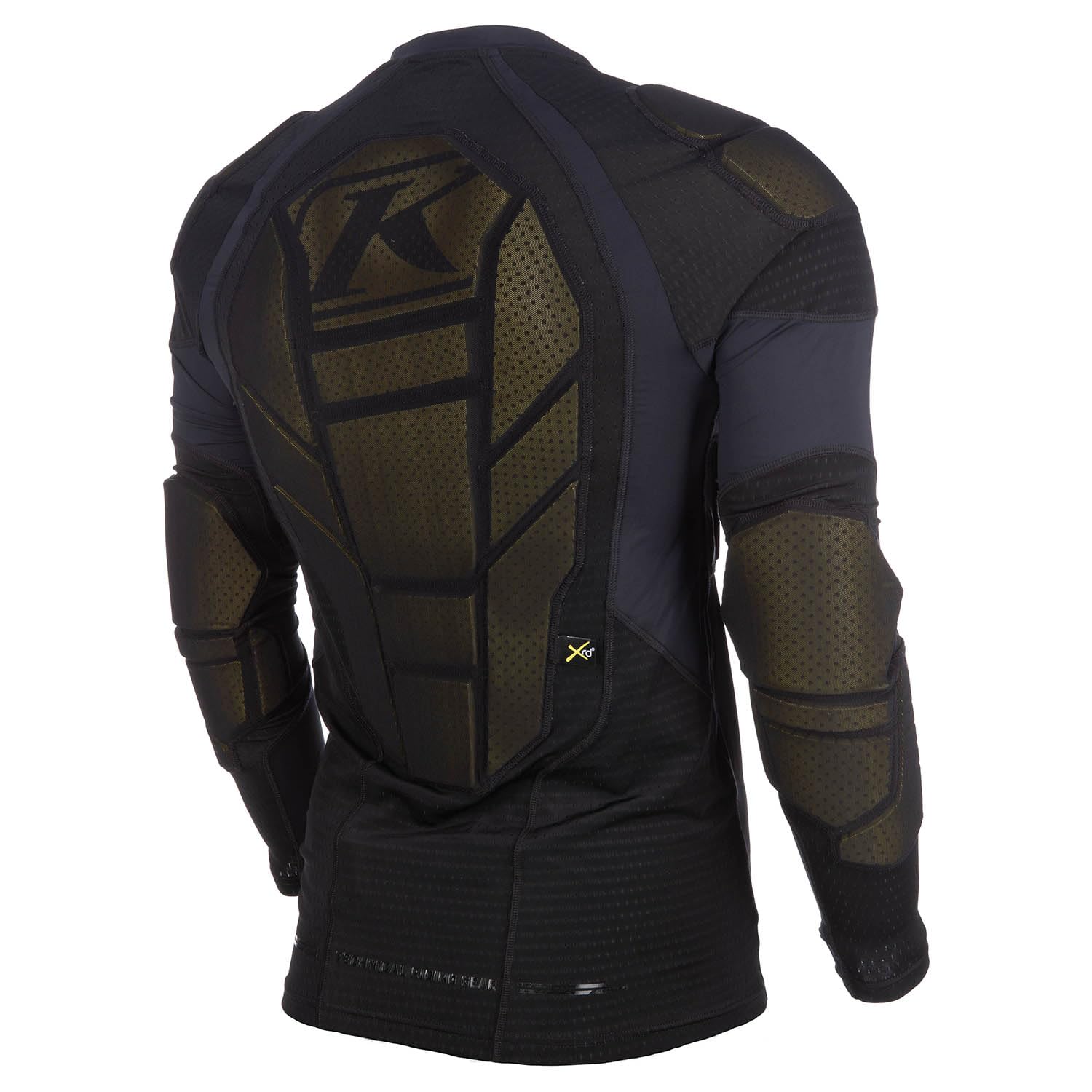 KLIM Men's Tactical Long Sleeve Motorcycle Shirt - Padded Compression Top for Riding & Outdoor Adventures - Breathable Performance Shirt for Bikers, Hunters & Tactical Enthusiasts