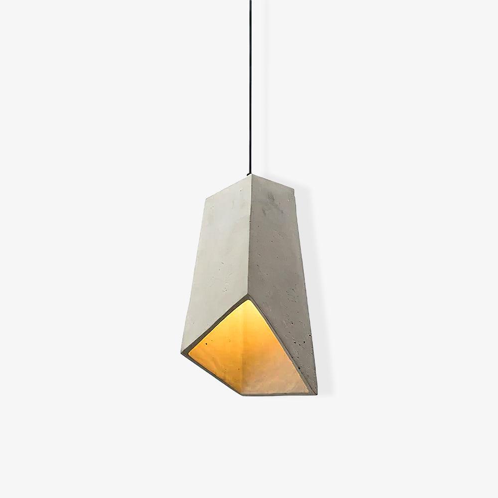 Georgia Cement Pendant Light - Industrial Modern Ceiling Fixture for Kitchen Island, Dining Room & Bedroom Lighting