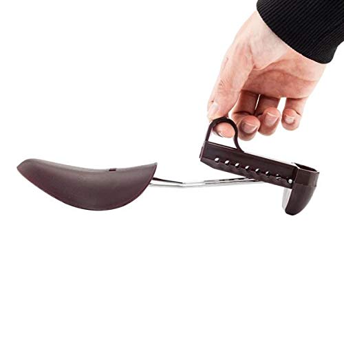 Ian Women's Shoe Tree Stretchers - Adjustable Plastic Shoe Stretcher & Organizer (5-Pack, Dark Purple) | Perfect for Boots, High Heels & Tight Shoes | Shoe Care & Storage Solution
