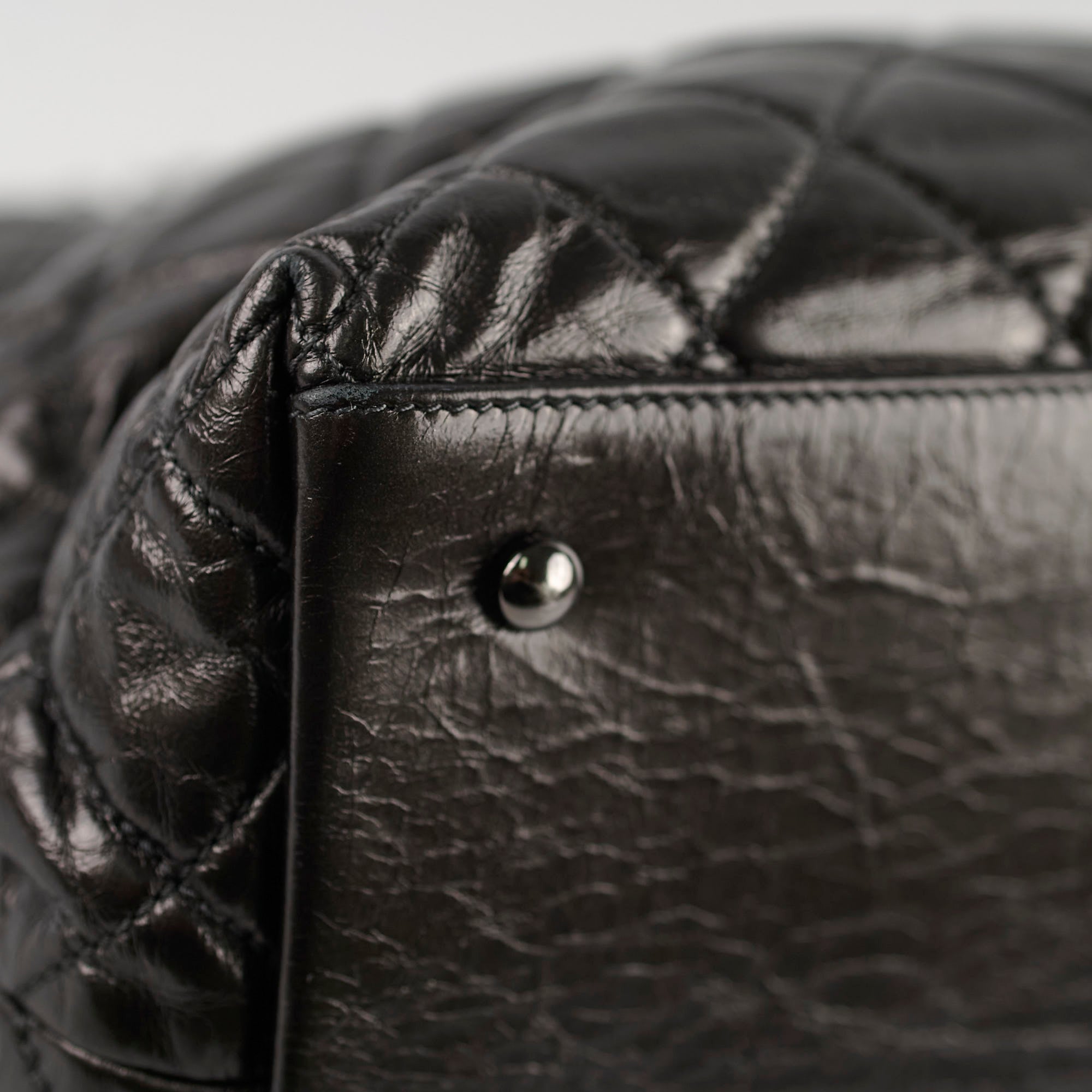 Chanel Chain Me Tote Bag Dark Grey - Luxury Leather Shoulder Bag for Women, Perfect for Work, Travel & Everyday Use