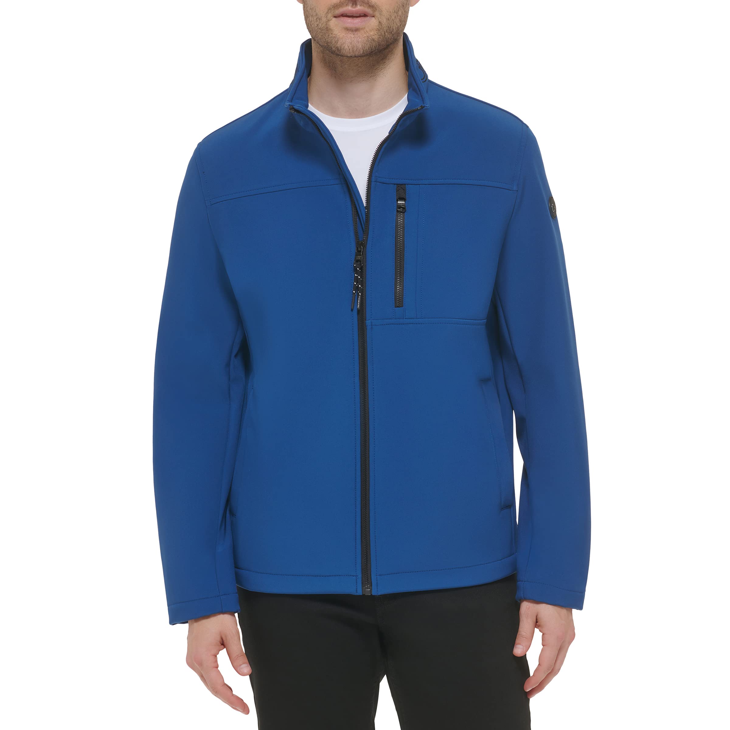 Calvin Klein Men's Water Resistant Windbreaker Jacket - Lightweight Outdoor Jacket for Standard & Big & Tall Sizes | Perfect for Hiking, Running & Casual Wear