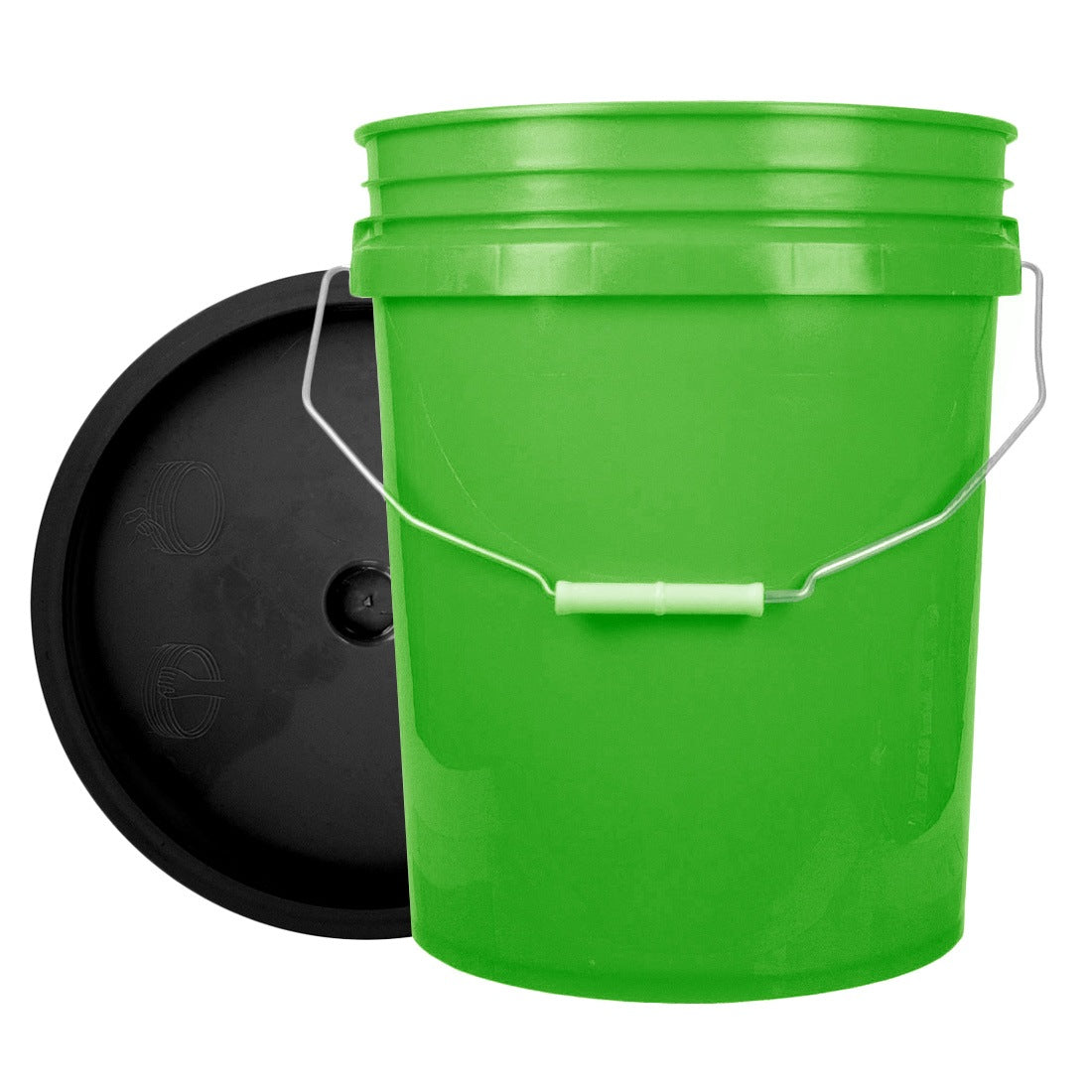Premium Round Bucket Set for Home & Garden - Durable Plastic Storage Pails for Cleaning, Organizing, and DIY Projects - Ideal for Household, Office, and Outdoor Use