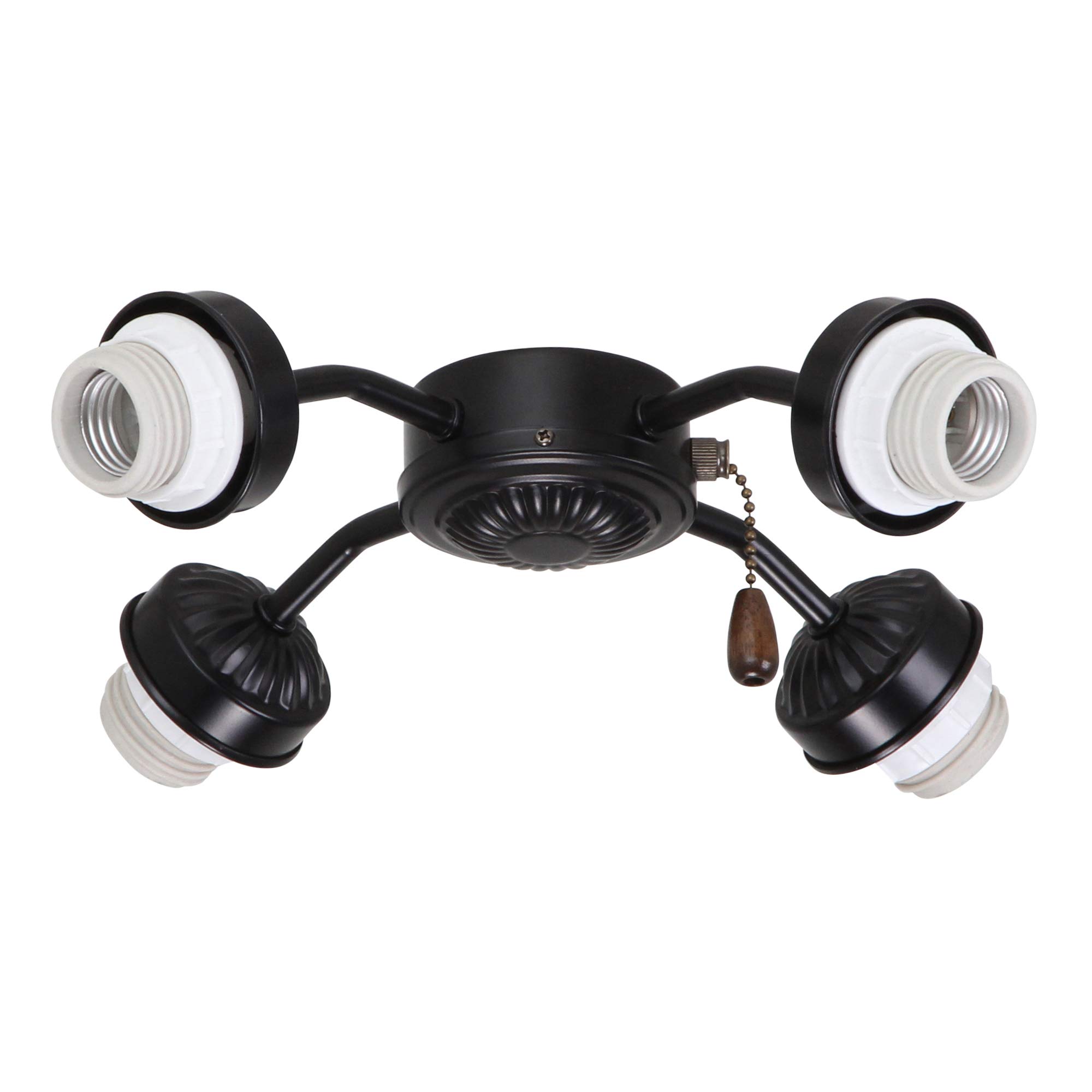 Emerson 4-Light LED Ceiling Fan with Adjustable Arms - Modern Lighting for Living Room, Bedroom & Patio