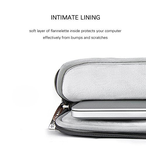 13.3 Inch Waterproof Laptop Sleeve Bag - Ekoos Durable Notebook Carrying Case with Shoulder Strap for MacBook, Ultrabook | Perfect for Office, School & Travel
