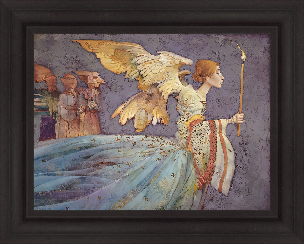 Angel by James Christensen - Beautiful Art Print for Home Decor, Wall Art, and Gift Ideas | Perfect for Living Room, Bedroom, and Office