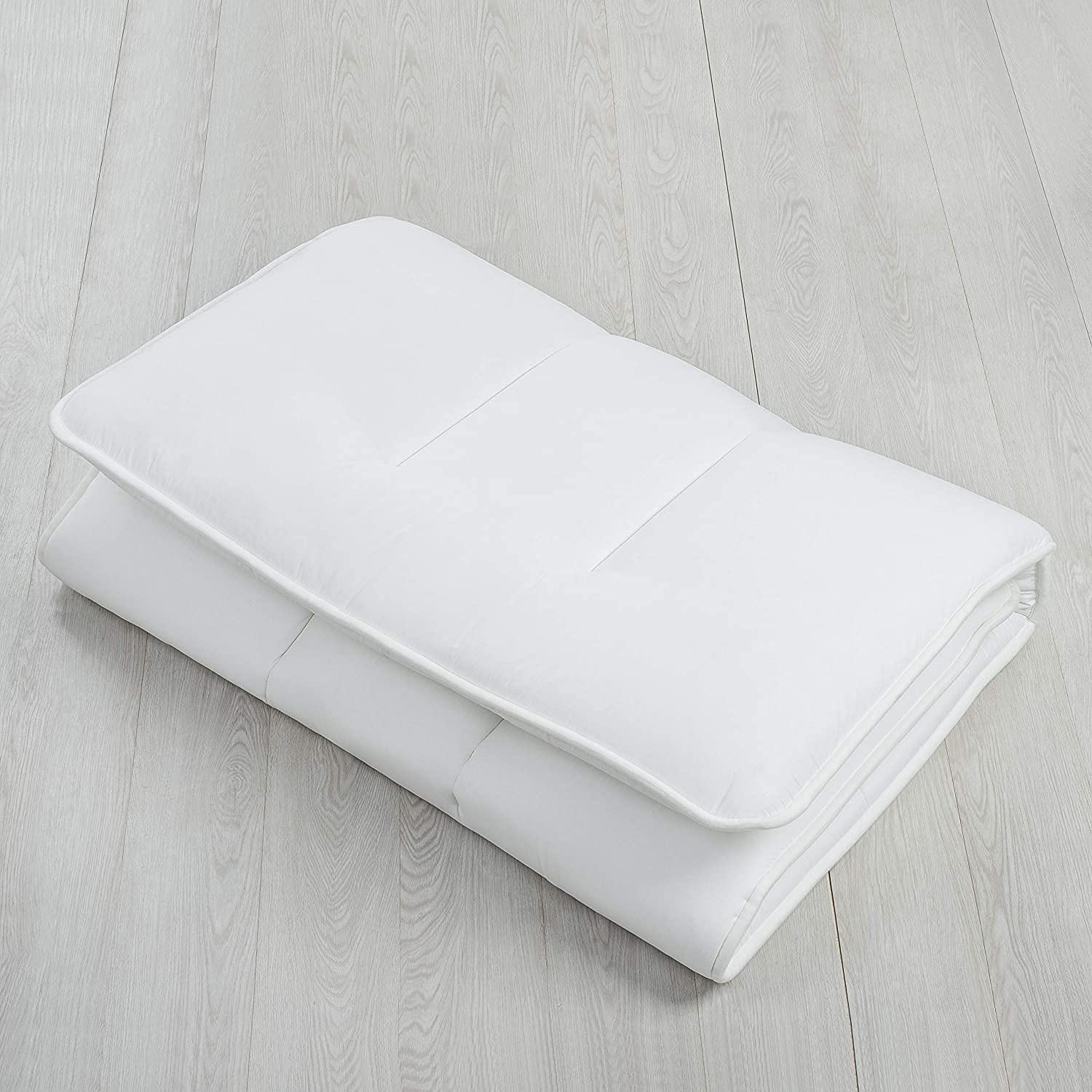 Luxton Home Extra Padding Japanese Shiki Futon Foldable Mattress - Twin-Long Size for Bedroom, Guest Room & Travel | Comfortable Floor Sleeping & Space-Saving Solution
