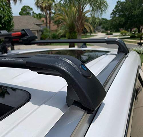 Universal Roof Rack Cross Bars for VW Volkswagen Atlas Cross Sport 2020-2023 | Heavy Duty Cargo Carrier for Luggage, Kayak, Canoe, Bike, Snowboard & Skis | Perfect for Road Trips, Camping & Outdoor Adventures