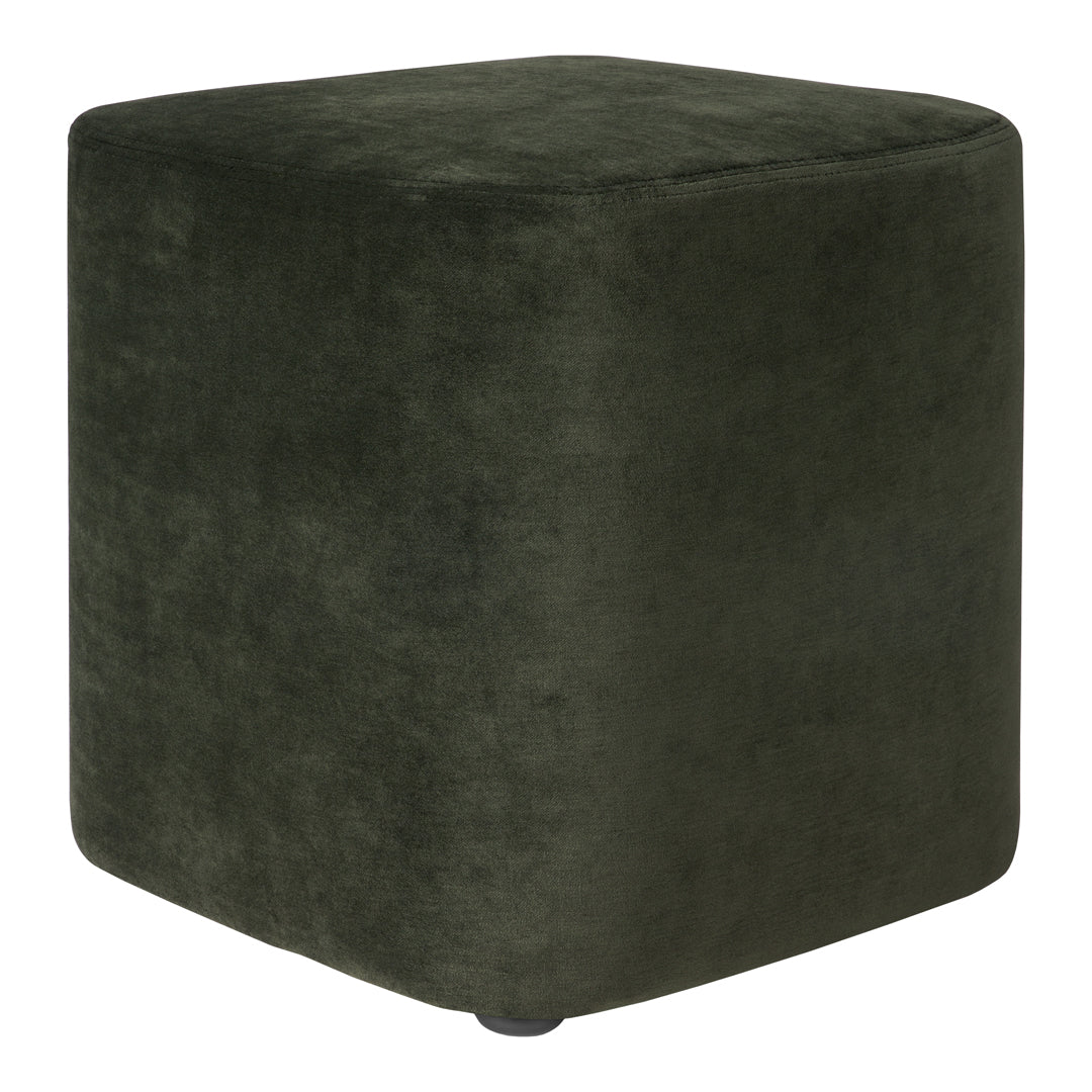 Jacques Deneef Cube Pouf by Ethnicraft - Modern Handwoven Ottoman Stool for Living Room, Bedroom & Outdoor Use