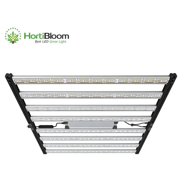 HortiBloom Mega Optic 1000W Full Spectrum LED Grow Light for Indoor Plants - High Efficiency Hydroponic Lighting for Vegetables, Flowers & Herbs - Perfect for Grow Tents, Greenhouses & Home Gardening