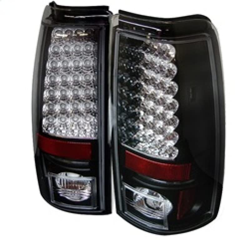 Spyder Auto 5002044 LED Tail Lights Black/Clear - High Performance Car Tail Lights for Trucks & SUVs - Perfect for Night Driving & Enhanced Safety