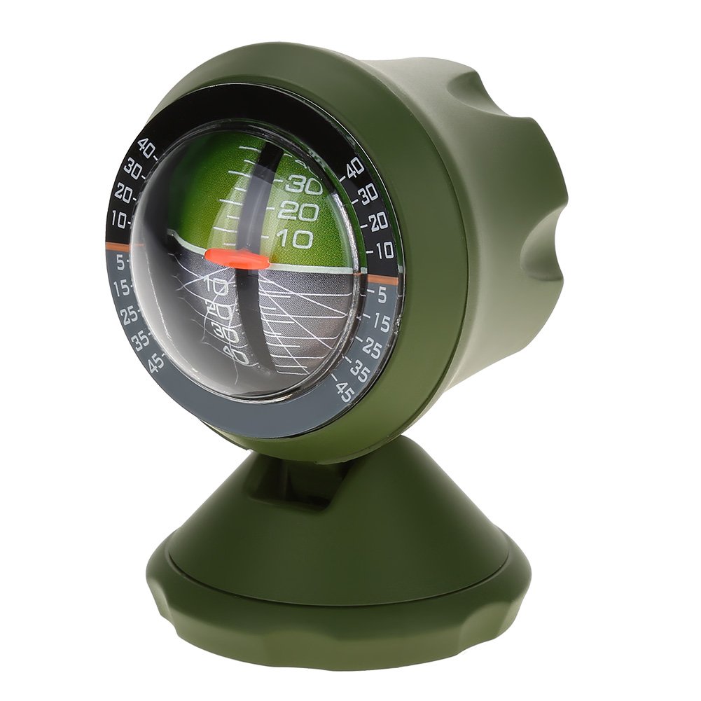 PUSOKEI Digital Car Inclinometer with Compass - Accurate Slope Meter & Angle Balancer for Off-Roading, Camping, and Outdoor Adventures