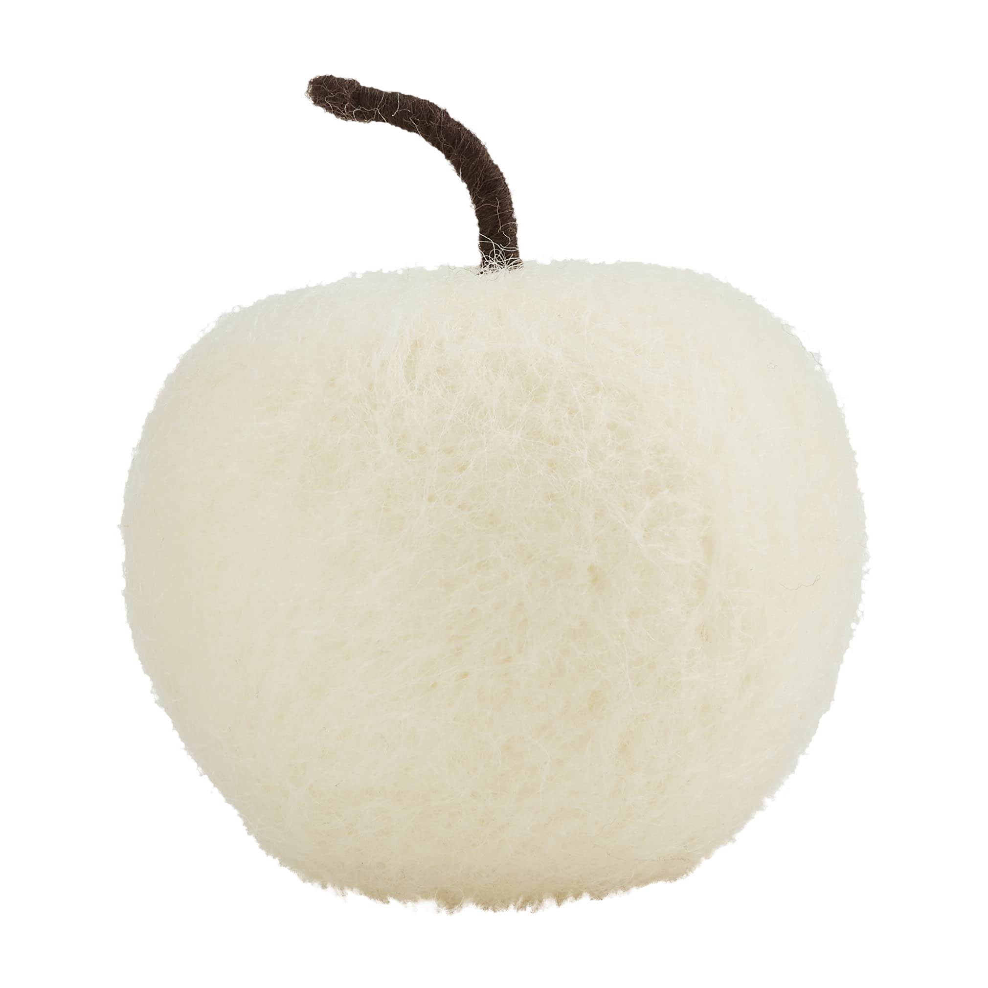 Premium Yellow Pear Felt Fruit Decor by Mud Pie - Handmade Home Decor for Kitchen, Dining Table, and Seasonal Display