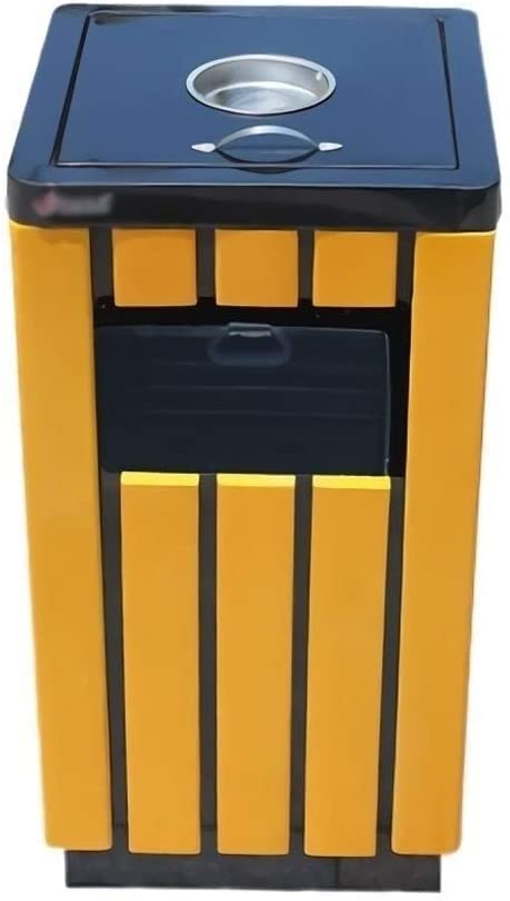 Stainless Steel Outdoor/Indoor Trash Cans - Large Capacity Garbage & Recycling Bins for Parks, Communities & Public Places | Durable Waste Containers for Home, Office & Commercial Use