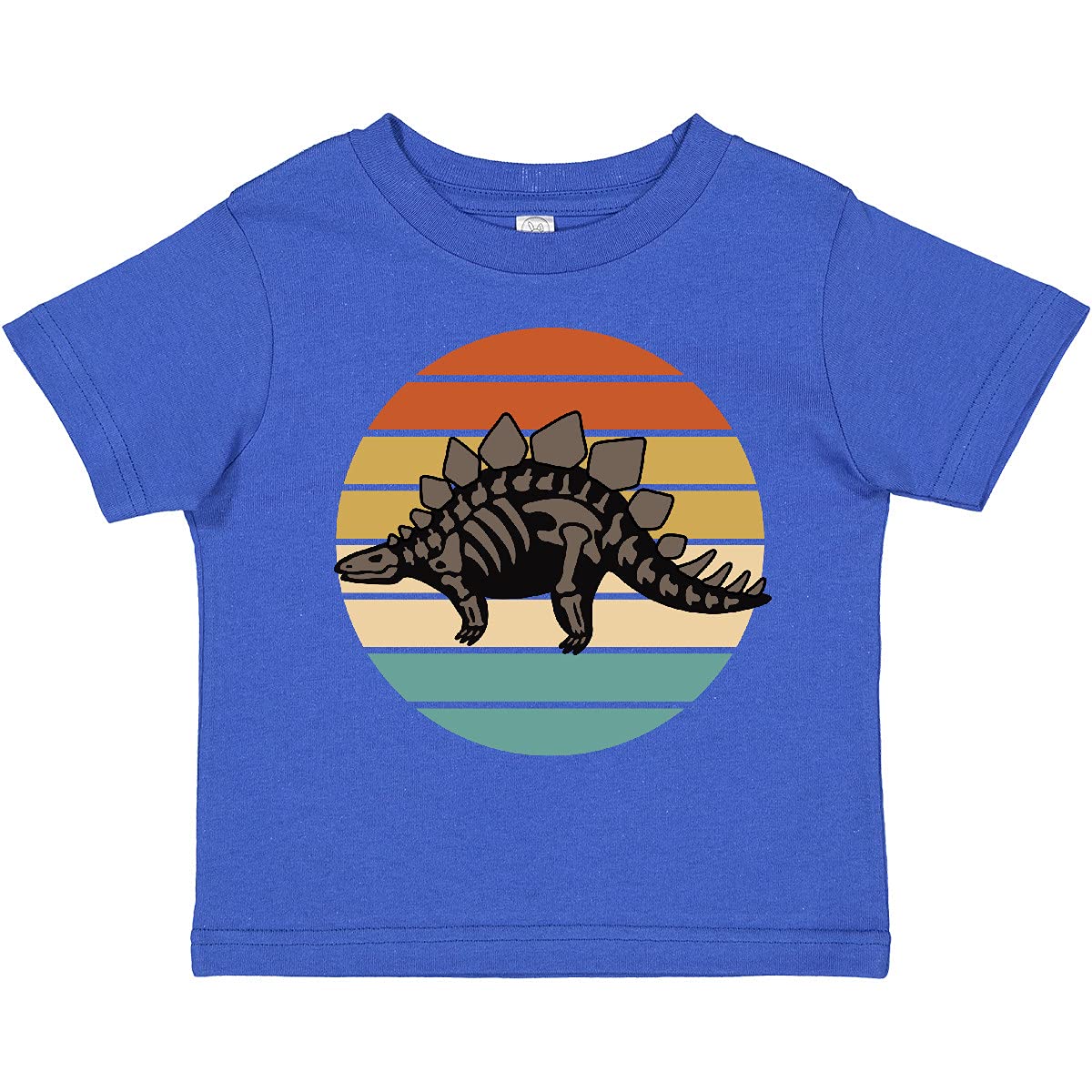 **Inktastic Dinosaur Stegosaurus Bones Vintage Toddler T-Shirt – Cute Dino Graphic Tee for Boys & Girls – Perfect for Playdates, Birthdays & Everyday Wear**