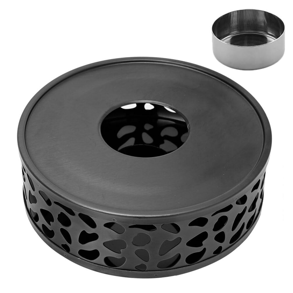 Premium Stainless Steel Teapot Warmer - Electric Tea Kettle Base Warmer for Perfect Tea Temperature | Ideal for Home, Office & Tea Ceremonies | Preserves Tea Flavor & Warmth