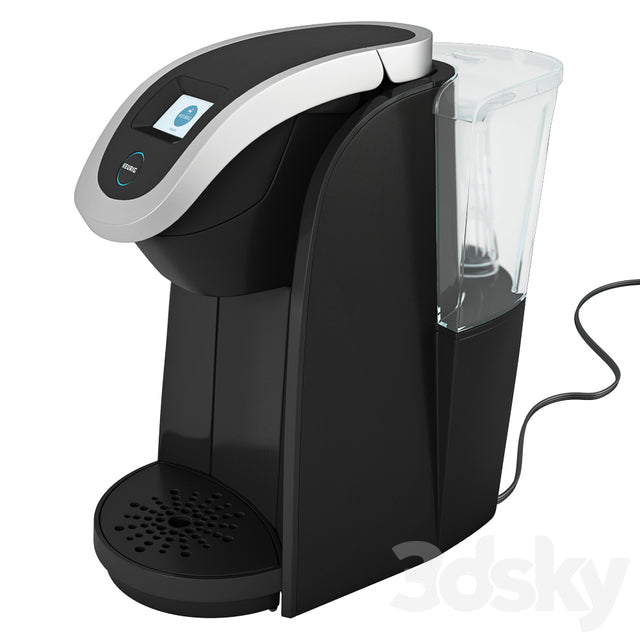 Refurbished Keurig K200 Single Serve Coffee Maker with Home Essentials Warranty - Perfect for Home, Office, and Small Spaces