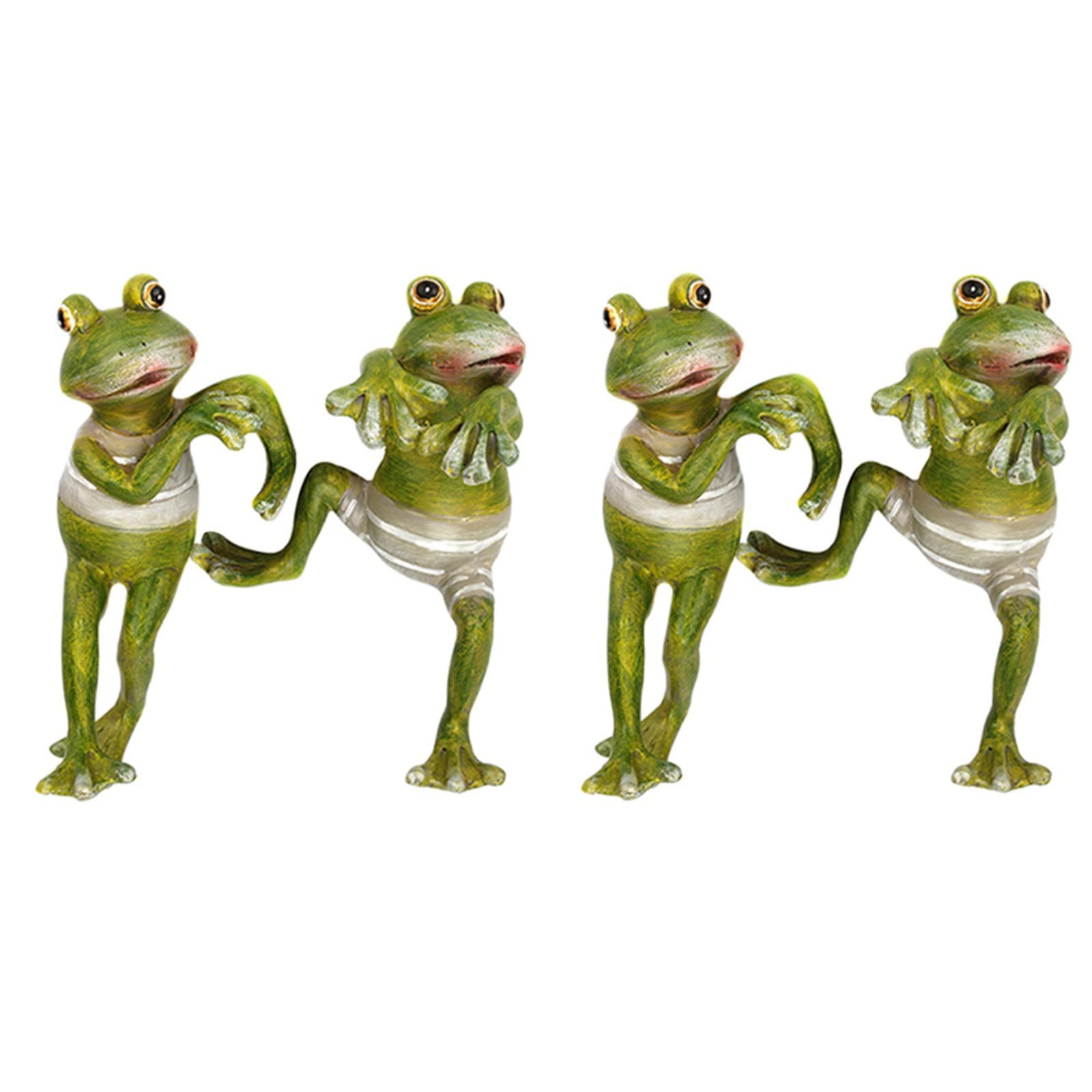 Luxsea Resin Frog Pot Huggers - Cute Garden & Office Desk Decorations for Plants - Perfect for Home, Office, and Indoor/Outdoor Decor