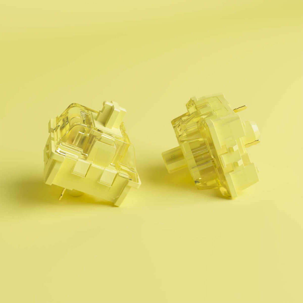 Akko V3 Cream Yellow Mechanical Keyboard Switches - 45pcs Set for Gaming & Typing | Smooth Linear Switches for Custom Keyboards & PC Builds