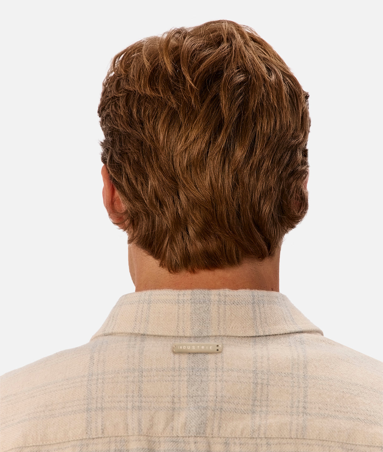 Premium Maplewood Long Sleeve Shirt for Men - Soft Cotton Crewneck Top in Cream & Grey - Perfect for Casual Wear, Office & Outdoor Activities