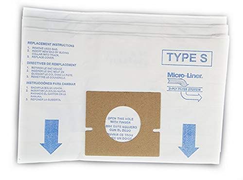 DVC Hoover Style S Micro Allergen Vacuum Cleaner Bags - 54 Pack | Made in USA | HEPA Filtration for Pet Hair, Dust & Allergies | Compatible with Hoover Vacuums