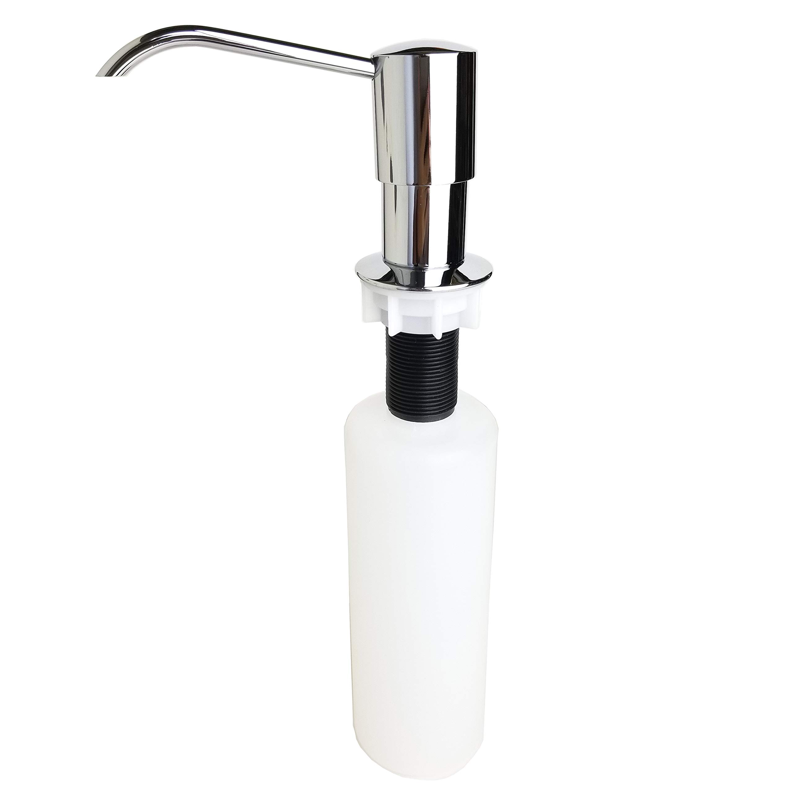 Laguna Brass 1133CP Classic 16-Inch Single Handle Pull-Down Kitchen Faucet with Soap Dispenser - Chrome Finish for Modern Kitchens & Easy Dishwashing