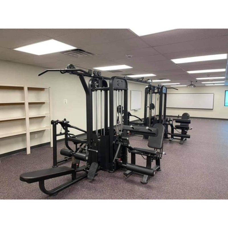 Muscle D Compact 8 Stack Multi Gym MDM 8SCB - Home Gym Equipment for Full Body Workout | Strength Training & Fitness for Small Spaces
