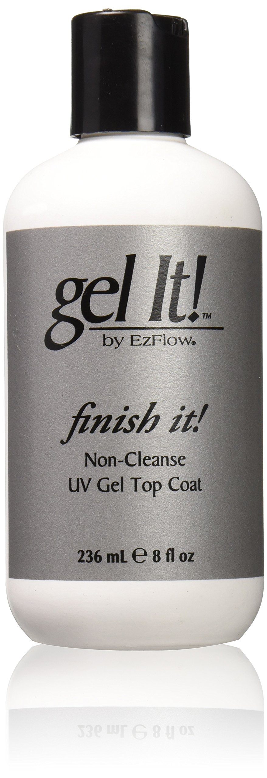 EZ Flow Finish It! Refill Size LED/UV Nail Gel - 8 Fl Oz (236ml) for Professional Salon & At-Home Manicures | Long-Lasting Shine & Chip-Resistant Finish