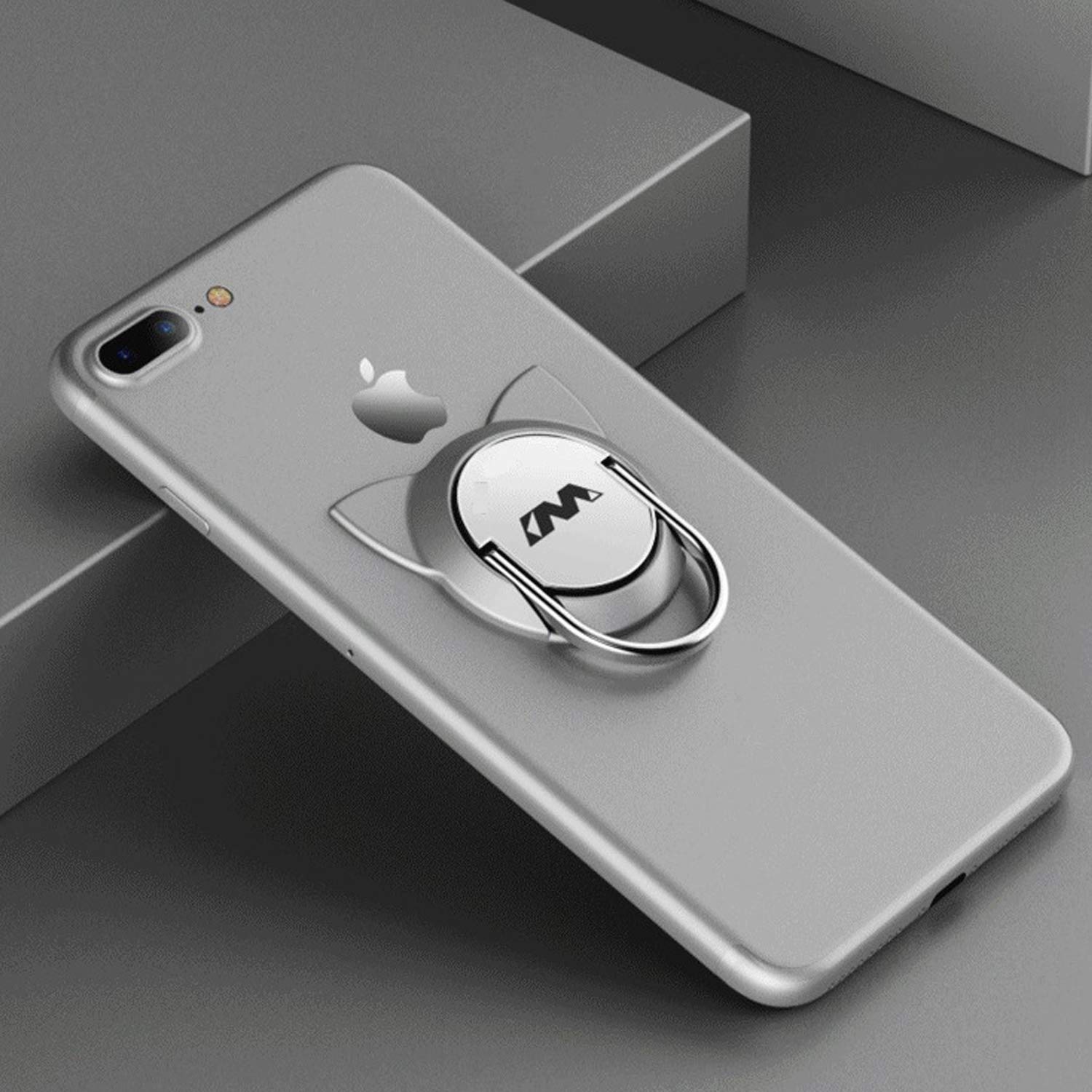 Fonessary 360° Rotating Magnetic Phone Ring Holder & Kickstand - 3 Pack, Universal Cat Design Grip for iPhone, Samsung, Smartphones - Perfect for Car Mount, Desk Stand & One-Hand Use