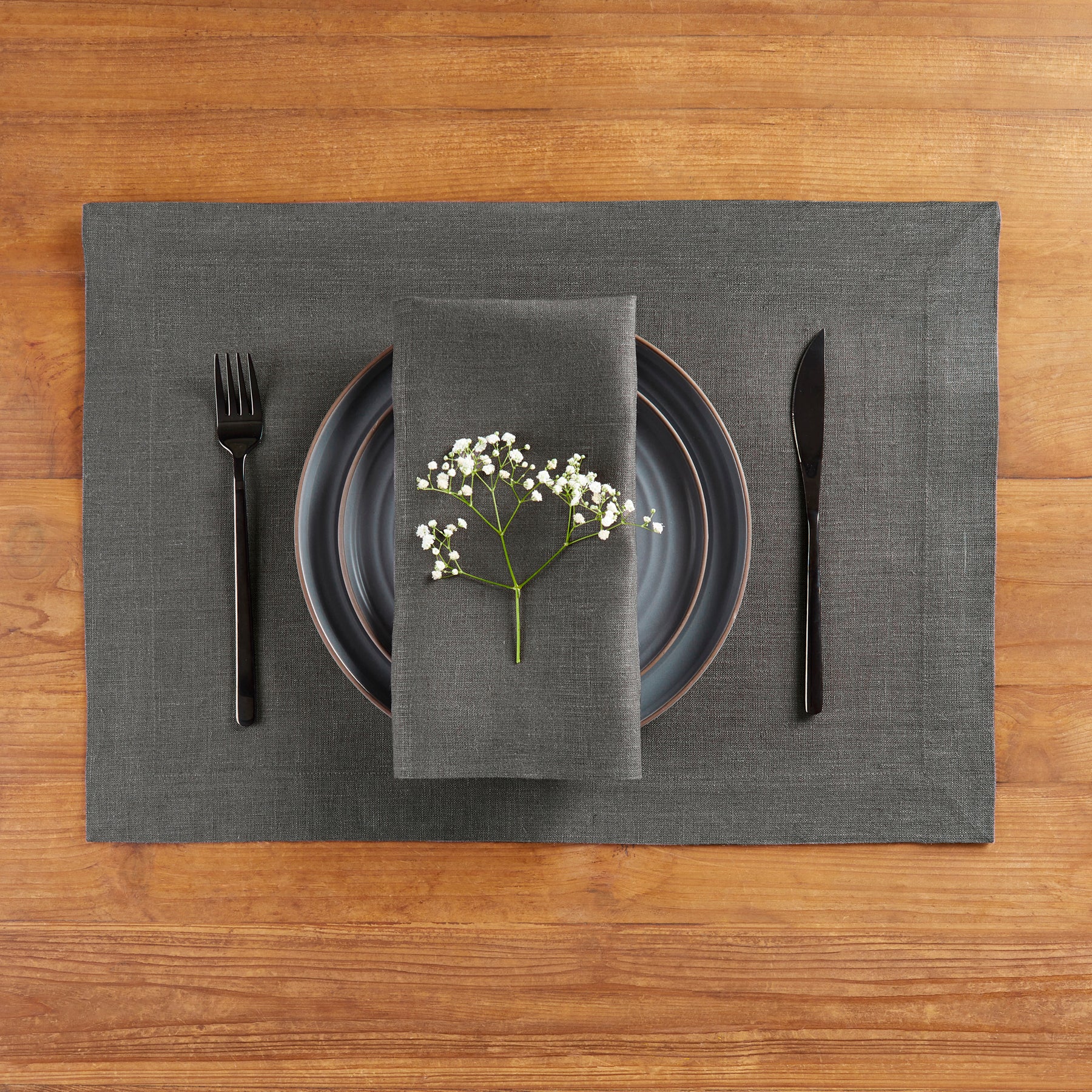 Premium Diana Medium Weight Placemats Set of 4 - Elegant Table Protection for Dining Room, Kitchen & Entertaining - Durable & Stylish Place Mats for Everyday Use & Special Occasions