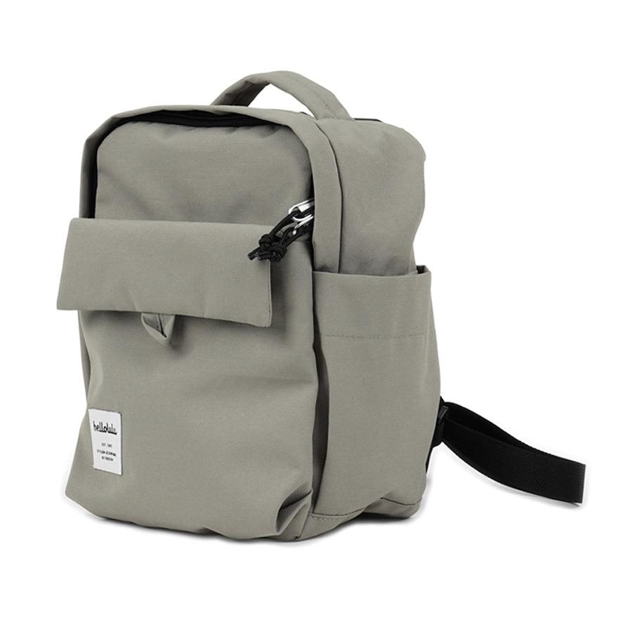 HELLOLULU Carter Jr Mini Daypack - Soft Gray Backpack for Kids, Lightweight & Durable School Bag for Boys & Girls - Perfect for School, Travel & Outdoor Adventures