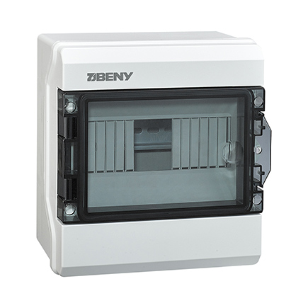 BENY IP65 Waterproof 8 Way Modular Electrical Distribution Box for Outdoor & Indoor Wiring - Ideal for Home, Office & Industrial Use