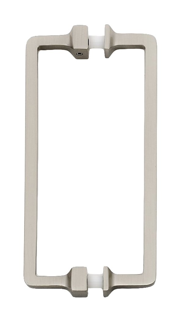G950-6-SN Back-to-Back Pull Handle - Millennium Modern Design in Satin Nickel Finish - Perfect for Cabinet & Drawer Hardware Installation