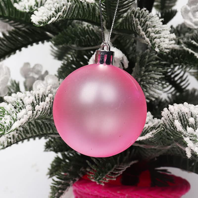 12Pcs 6cm Shatterproof Christmas Baubles - Durable Xmas Tree Ornaments & Hanging Decorations for Holiday Home, Party, and Festive Gift Giving