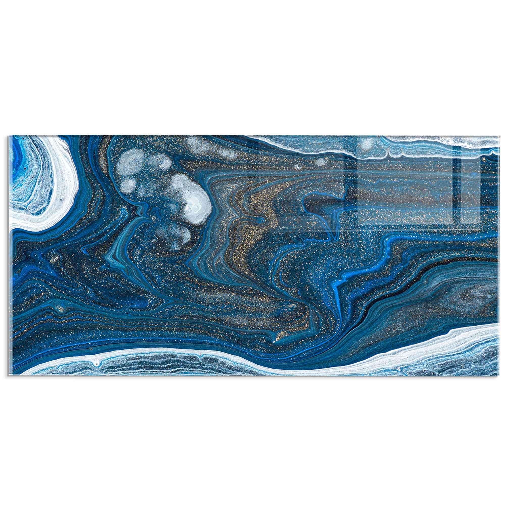 Tempered Glass Kitchen Backsplash - 27x20