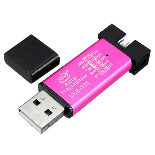 5PCS USB to TTL Serial Adapter CH340 Chip with STC ISP Programmer - 5V/3.3V Automatic Download Cable, 115200 Baud Rate, 500mA Self-Recovery Fuse - Perfect for Microcontroller Programming, Arduino Projects & Embedded Systems Development