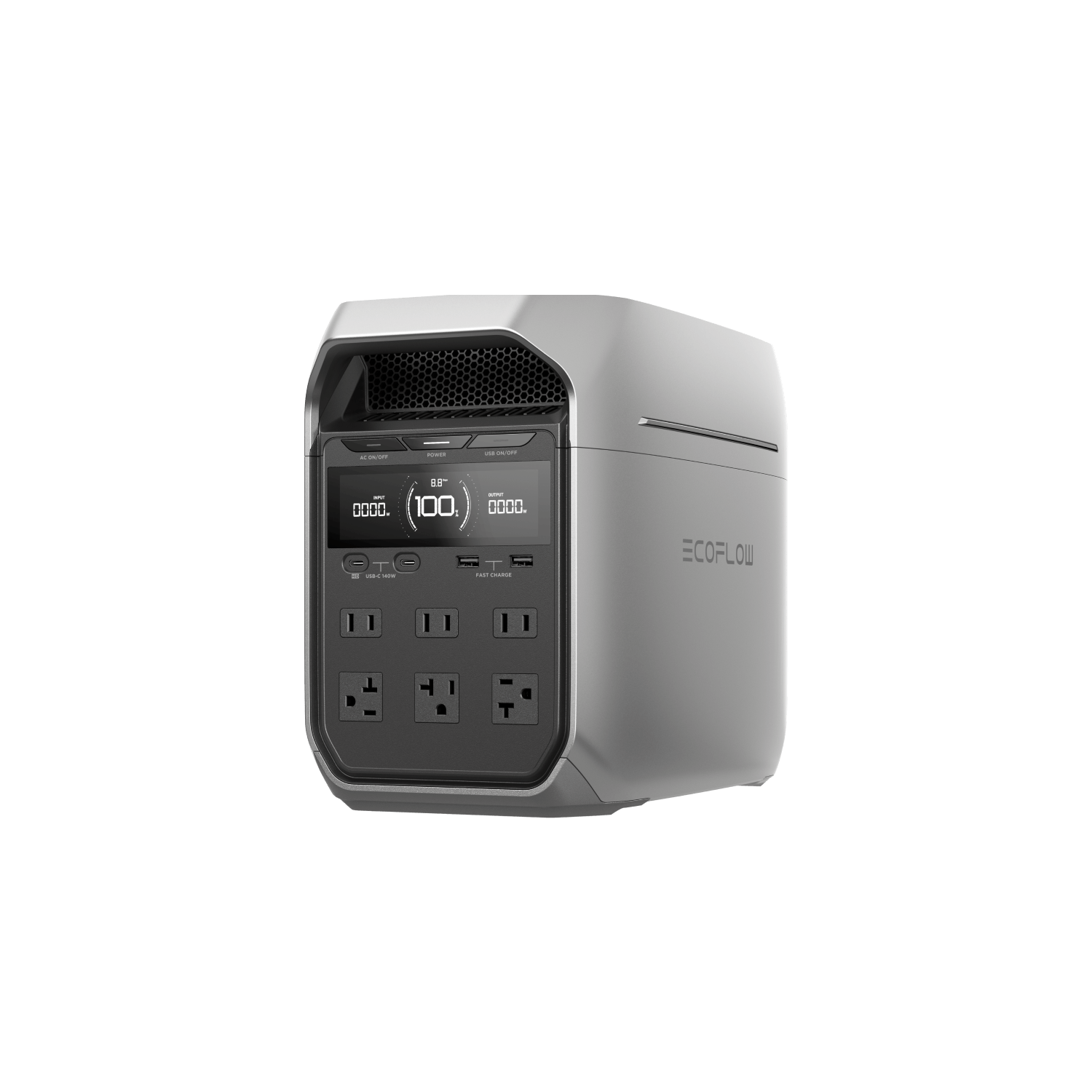 EcoFlow DELTA 3 Plus Portable Power Station 3000W | Solar Generator for Camping, RV & Emergency Backup | Fast Charging, Expandable Battery, 2400Wh Capacity