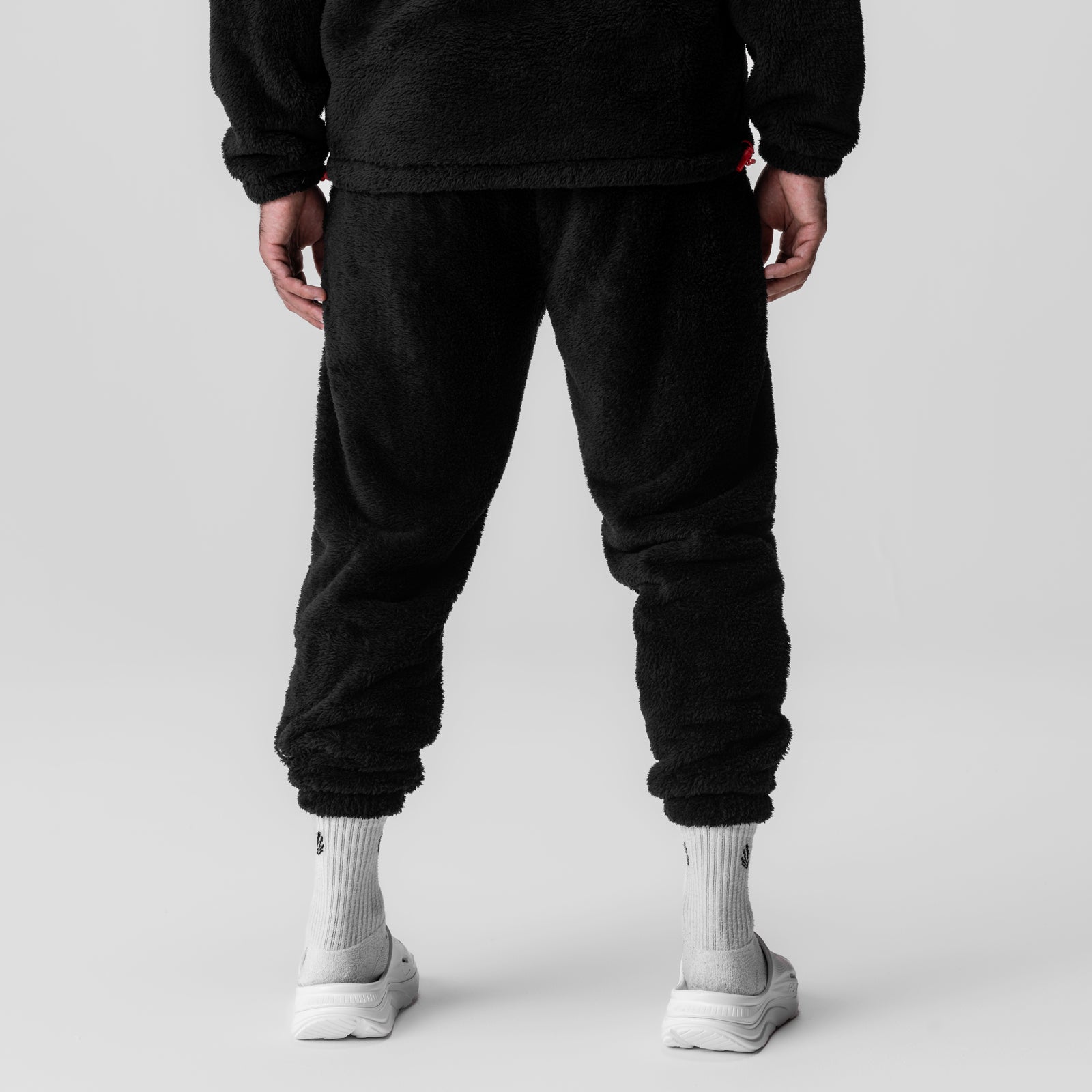 ASRV Sherpa Fleece Recovery Sweatshirt for Men - Cozy Post-Workout Loungewear for Gym, Yoga & Relaxation at Home
