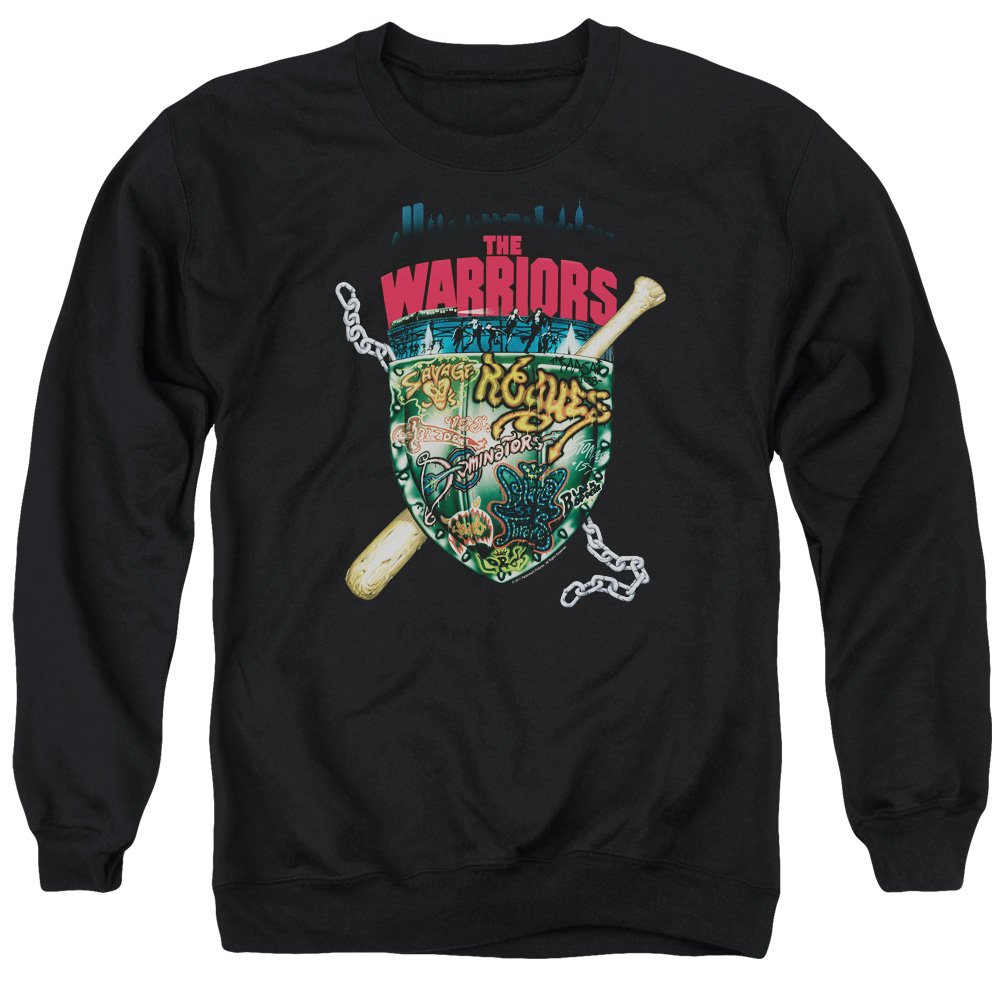 Warriors Shield Unisex Crewneck Sweatshirt for Men & Women - Comfortable Casual Wear for Sports, Street Style & Everyday Outfits