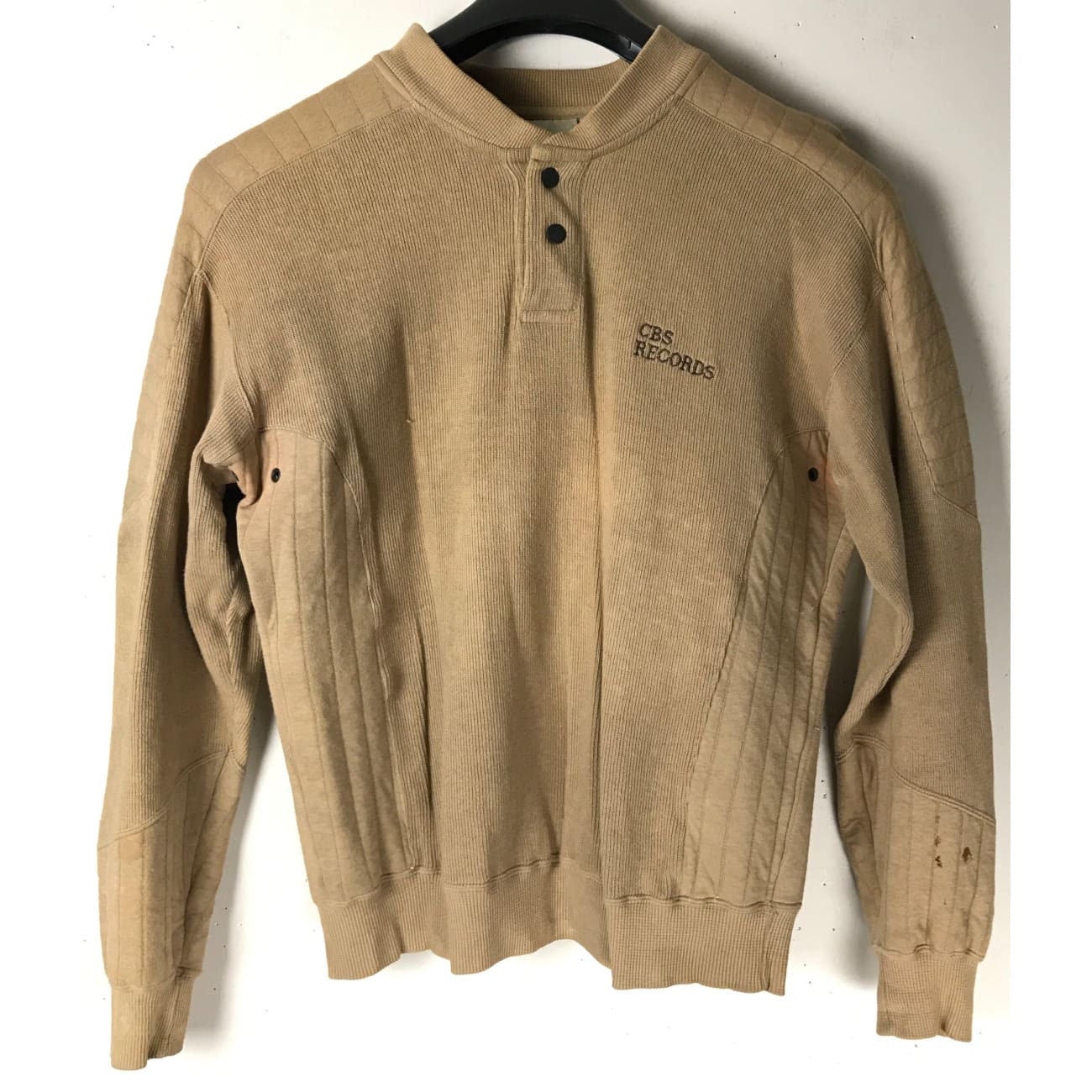 Vintage 1970s CBS Records Tour Sweater - Retro Music Band Merchandise for Concerts & Casual Wear