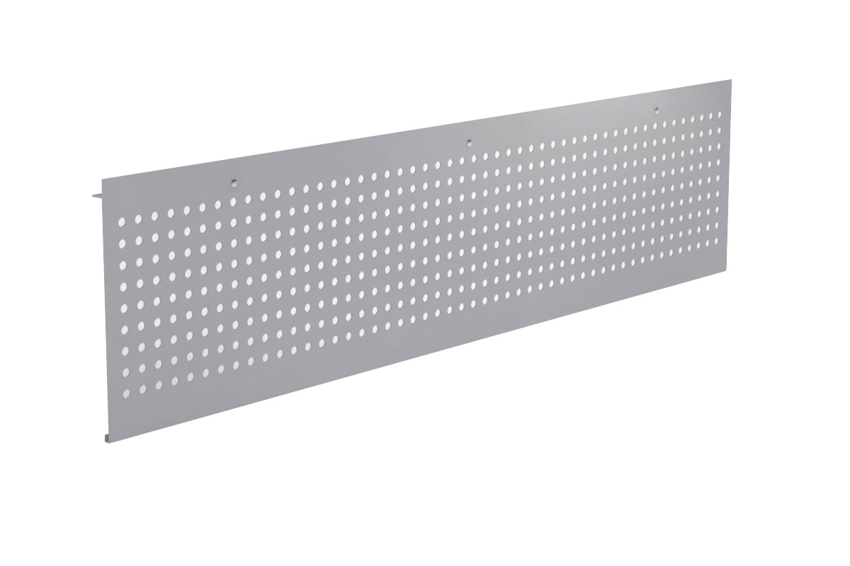 Modesty Panel - Silver Privacy Screen for Office Cubicles & Home Workspaces | Elegant & Functional Room Divider