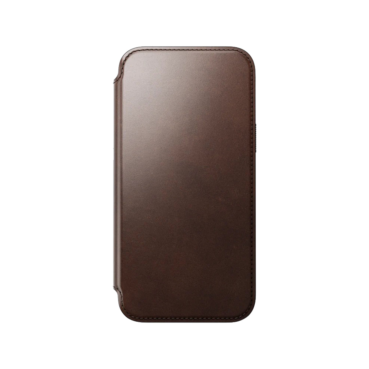 Premium Nomad Horween Leather Folio Case for iPhone 15 Pro Max - Luxurious Brown Leather Phone Cover | Perfect for Business Professionals & Travel Enthusiasts